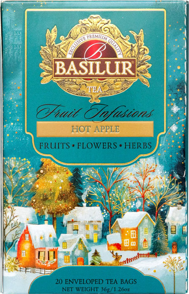Изображение товара Чай пакетированный Basilur Фруктовое вдохновение Горячее яблоко (20пак)