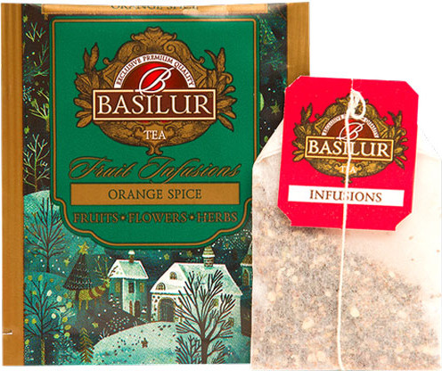 Изображение товара Чай пакетированный Basilur Фруктовое вдохновение Пряный апельсин (20пак)