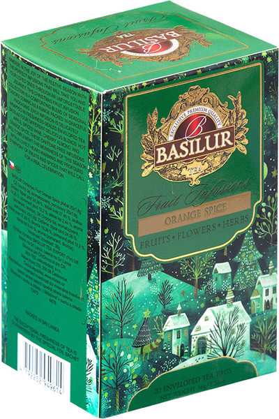 Изображение товара Чай пакетированный Basilur Фруктовое вдохновение Пряный апельсин (20пак)