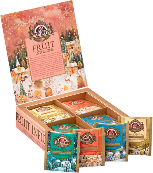 Изображение товара Чай пакетированный Basilur Фруктовое вдохновение Ассорти (40пак)
