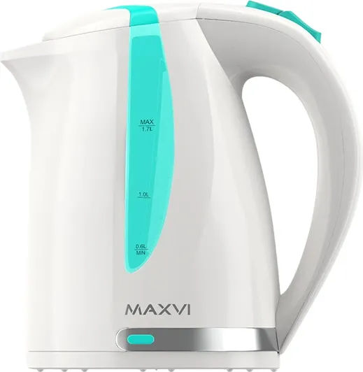 Изображение товара Электрочайник Maxvi KE1701P (белый/зеленый)
