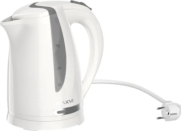 Изображение товара Электрочайник Maxvi KE1701P (белый/серый)