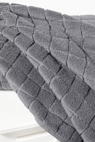 Изображение товара Полотенце Arya Quatro 50x90 / 8680943251596 (антрацит)