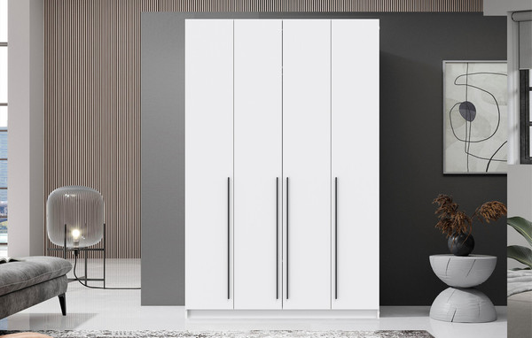 Изображение товара Шкаф Олмеко Брандо 4-х дверный 67.09 (белый)