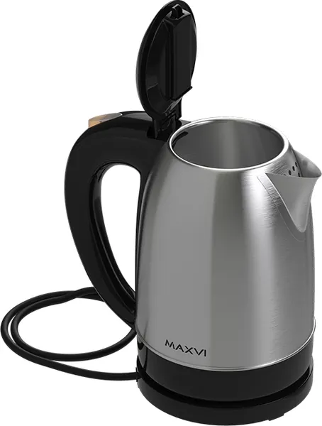 Изображение товара Электрочайник Maxvi KE1721S (серебристый/черный)