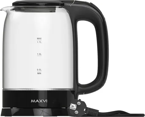 Изображение товара Электрочайник Maxvi KE1741G (черный)