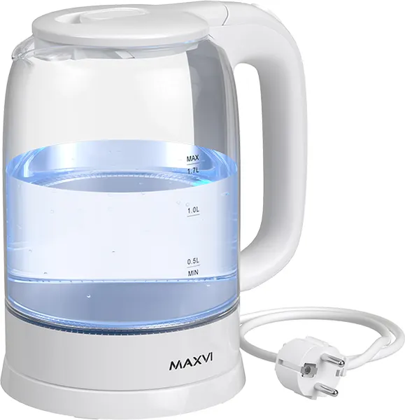 Изображение товара Электрочайник Maxvi KE1741G (белый)