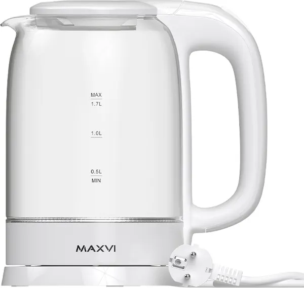 Изображение товара Электрочайник Maxvi KE1741G (белый)