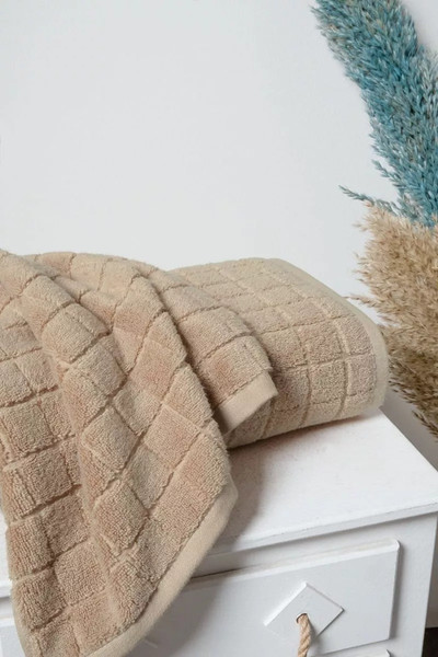 Изображение товара Полотенце Arya Quatro 50x90 / 8680943251589 (коричневый)