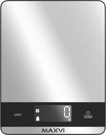 Изображение товара Кухонные весы Maxvi KS121S (серебристый)