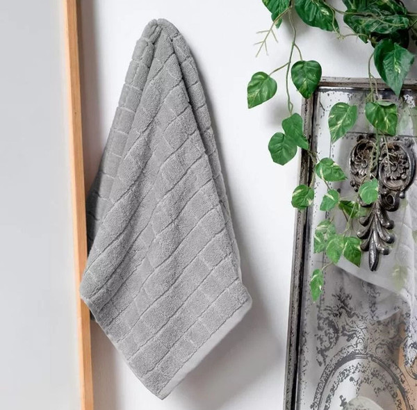 Изображение товара Полотенце Arya Quatro 50x90 / 8680943249241 (серый)