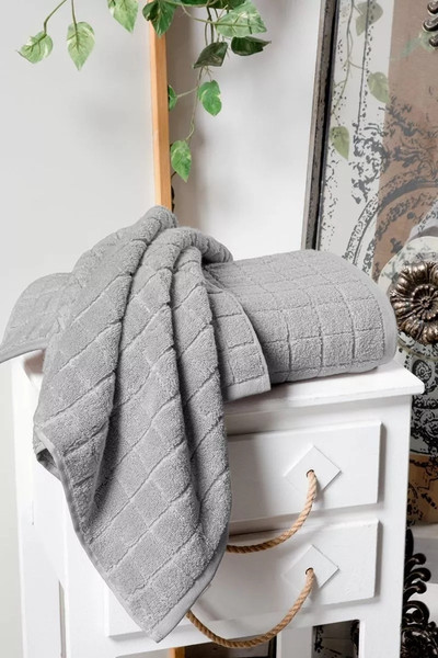 Изображение товара Полотенце Arya Quatro 50x90 / 8680943249241 (серый)