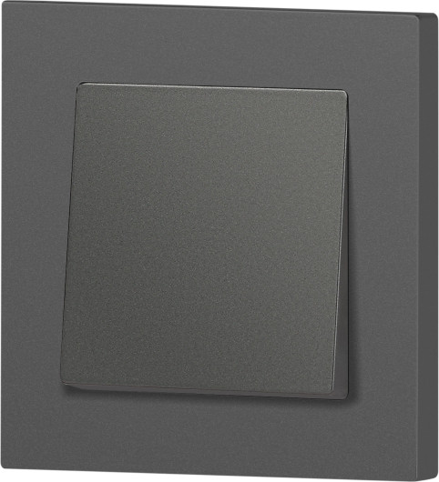 Изображение товара Выключатель INTRO Accent 6-103-07 / Б0063442 (графит)