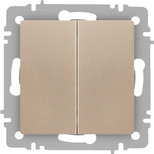 Изображение товара Выключатель INTRO Accent 6-107-04 / Б0063562 (шампань)