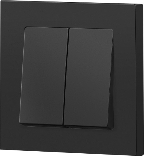 Изображение товара Выключатель INTRO Accent 6-107-05 / Б0063564 (антрацит)