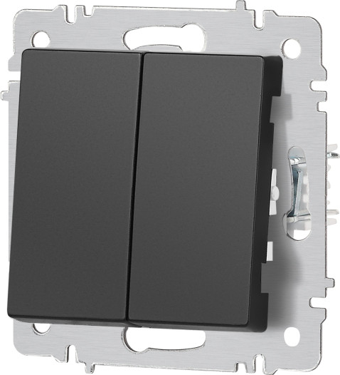 Изображение товара Выключатель INTRO Accent 6-107-05 / Б0063564 (антрацит)