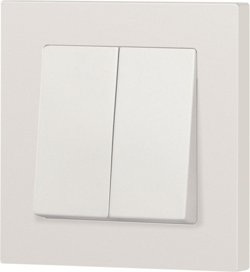 Изображение товара Выключатель INTRO Accent 6-107-06 / Б0063566 (перламутр)