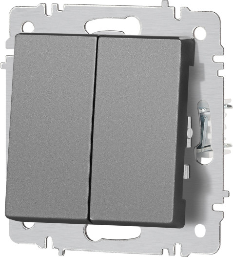 Изображение товара Выключатель INTRO Accent 6-107-07 / Б0063568 (графит)