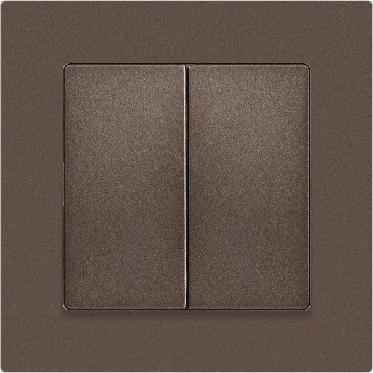Изображение товара Выключатель INTRO Accent 6-107-08 / Б0063570 (бронза)