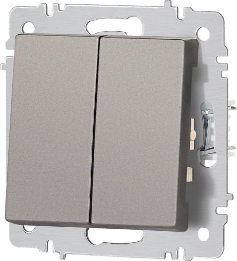 Изображение товара Выключатель INTRO Accent 6-107-09 / Б0063572 (титан)