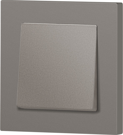 Изображение товара Выключатель INTRO Accent 6-108-09 / Б0063596 (титан)