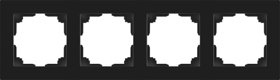 Изображение товара Рамка для выключателей и розеток INTRO Accent 6-504-05 / Б0063710 (антрацит)