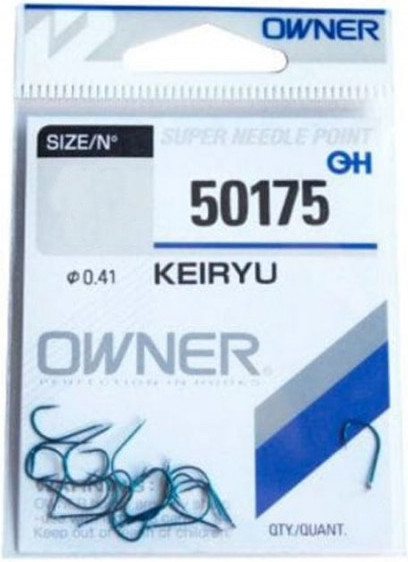 Изображение товара Набор крючков рыболовных Owner Keiryu blue №12 / 50175-12 (15шт)