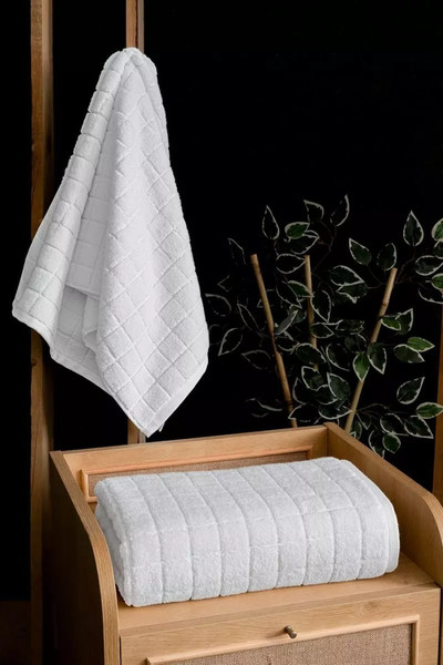 Изображение товара Полотенце Arya Quatro 70x140 / 8680943249265 (белый)