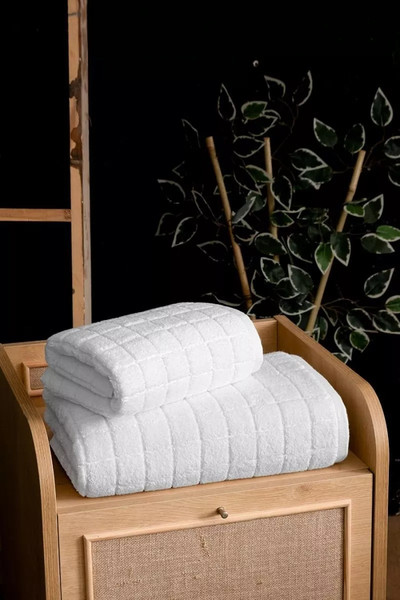 Изображение товара Полотенце Arya Quatro 70x140 / 8680943249265 (белый)