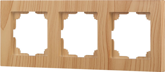 Изображение товара Рамка для выключателей и розеток INTRO Accent 6-503-11 / Б0063795 (сосна)