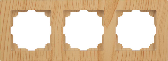 Изображение товара Рамка для выключателей и розеток INTRO Accent 6-503-11 / Б0063795 (сосна)