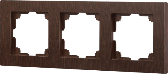 Изображение товара Рамка для выключателей и розеток INTRO Accent 6-503-10 / Б0063794 (венге)
