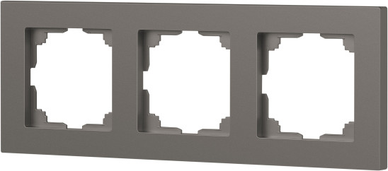 Изображение товара Рамка для выключателей и розеток INTRO Accent 6-503-09 / Б0063793 (титан)