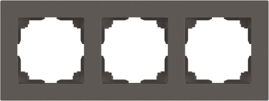 Изображение товара Рамка для выключателей и розеток INTRO Accent 6-503-09 / Б0063793 (титан)