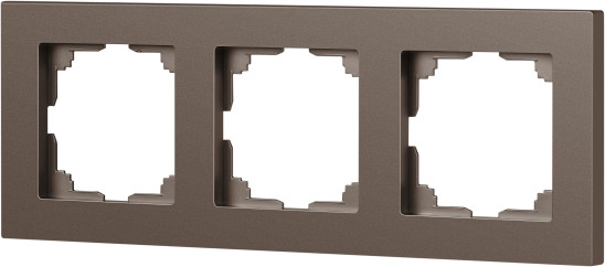 Изображение товара Рамка для выключателей и розеток INTRO Accent 6-503-08 / Б0063792 (бронза)