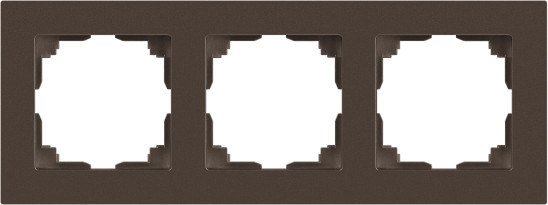 Изображение товара Рамка для выключателей и розеток INTRO Accent 6-503-08 / Б0063792 (бронза)