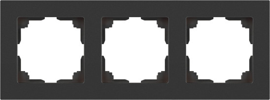 Изображение товара Рамка для выключателей и розеток INTRO Accent 6-503-07 / Б0063791 (графит)