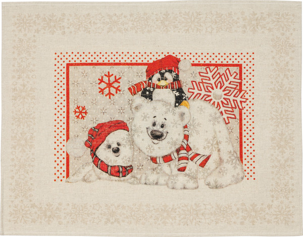 Изображение товара Набор полотенец Pole Kvetak (Беларускі лён) 47x60 20С189-ШР+К/фкор (338 Север-3/сорт 1)