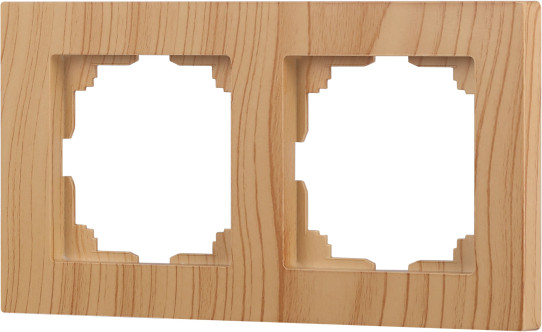 Изображение товара Рамка для выключателей и розеток INTRO Accent 6-502-11 / Б0063729 (сосна)
