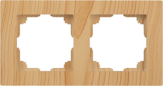 Изображение товара Рамка для выключателей и розеток INTRO Accent 6-502-11 / Б0063729 (сосна)