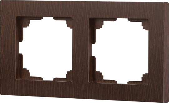 Изображение товара Рамка для выключателей и розеток INTRO Accent 6-502-10 / Б0063754 (венге)