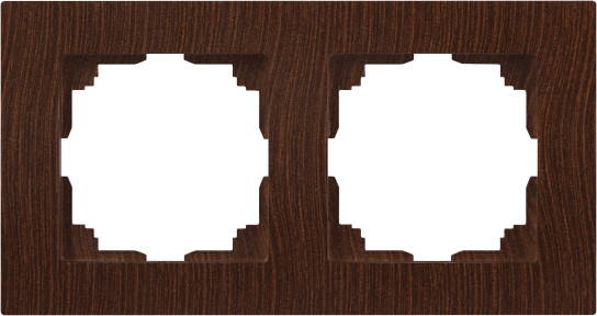 Изображение товара Рамка для выключателей и розеток INTRO Accent 6-502-10 / Б0063754 (венге)