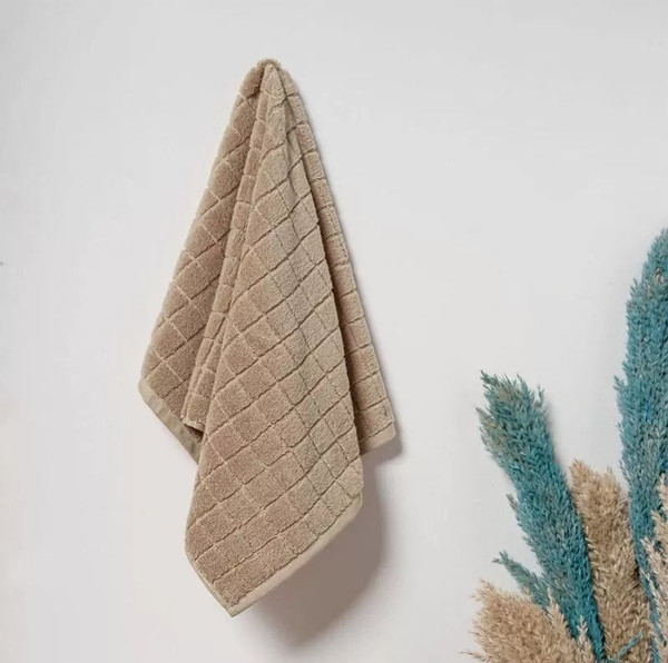 Изображение товара Полотенце Arya Quatro 70x140 / 8680943251602 (коричневый)