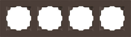 Изображение товара Рамка для выключателей и розеток INTRO Accent 6-504-08 / Б0063708 (бронза)