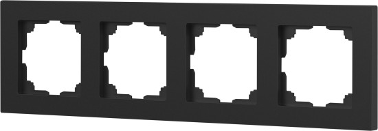 Изображение товара Рамка для выключателей и розеток INTRO Accent 6-504-07 / Б0063718 (графит)