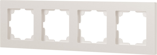 Изображение товара Рамка для выключателей и розеток INTRO Accent 6-504-06 / Б0063719 (перламутр)