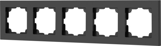 Изображение товара Рамка для выключателей и розеток INTRO Accent 6-505-05 / Б0063728 (антрацит)