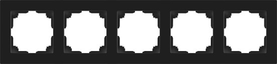 Изображение товара Рамка для выключателей и розеток INTRO Accent 6-505-05 / Б0063728 (антрацит)