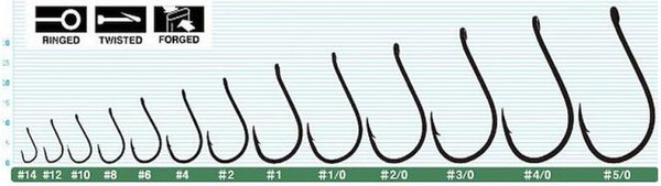 Изображение товара Набор крючков рыболовных Owner Mosquito Hook BC №12 / 5177-981 (12шт)