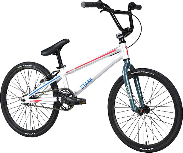 Изображение товара Велосипед STARK 24 Madness BMX Race (серый/красный, разобранный, в коробке)